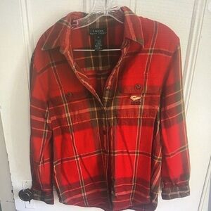 Women's Red Plaid Jacket